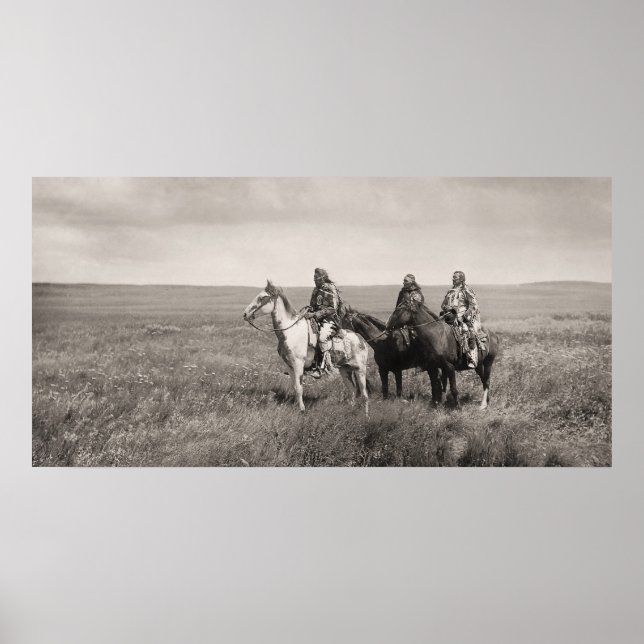 Tre Blackfoot Chiefs Poster (Framsidan)