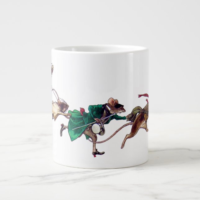 Tre blinda möss jumbo mugg (Framsidan)