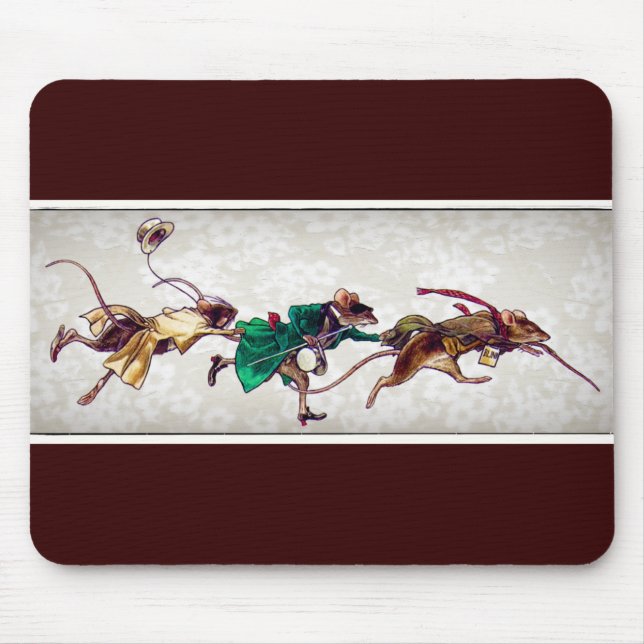 Tre blinda möss musmatta (Framsidan)