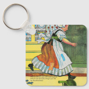 Tre Blinder Mice Mor Goose Nursery Rhyme Nyckelring