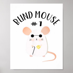 Tre Blinder möss - Halloween Matching Grou Poster