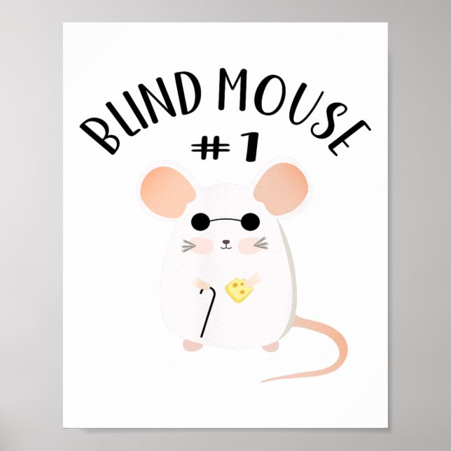 Tre Blinder möss - Halloween Matching Grou Poster (Framsidan)
