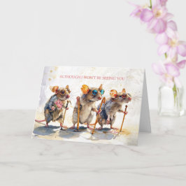 Tre Blinders möss födelsedag Kort