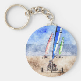 Tre block nyckelring