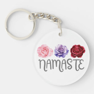 Tre blommor Namaste