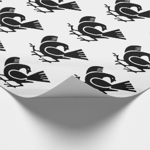 Tre böjda Kråkor Presentpapper