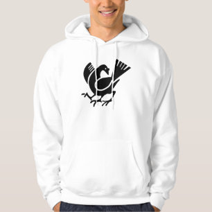 Tre böjda Kråkor Sweatshirt Med Luva