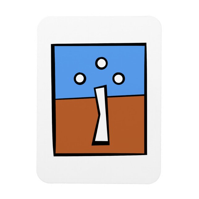 TRE BOLL KOR MAGNET (Vertikal)