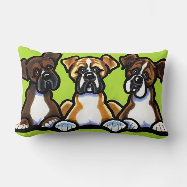 Tre boxare lumbarkudde (Framsida)