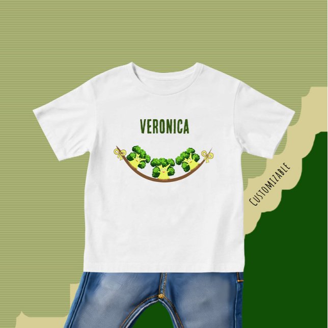 Tre broccoli t shirt (Skapare uppladdad)