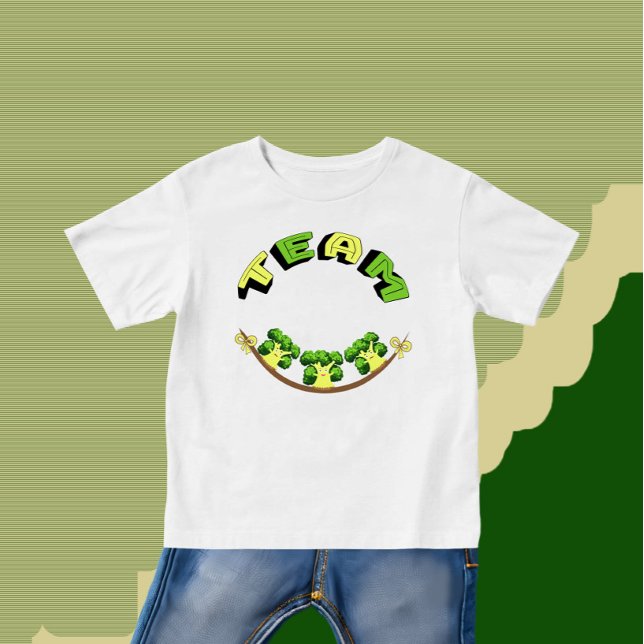 Tre broccoli t shirt (Skapare uppladdad)