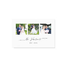 Tre Bröllop- foto - hjärtslag Namnteckning