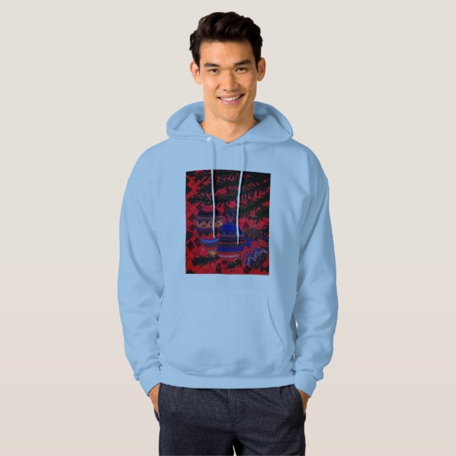 Tre bubblor hoodie (Hel framsida)