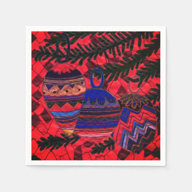 Tre bubblor pappersservett (Framsidan)