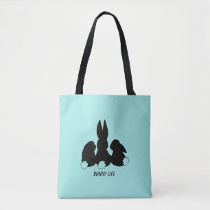 Tre Bunny Rabbits Tote Bag Tygkasse