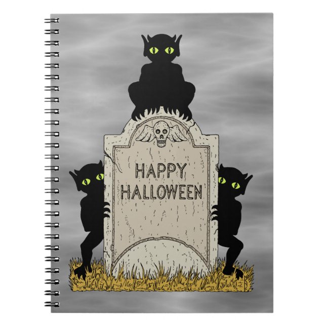 Tre busar God Halloween Anteckningsbok (Framsidan)