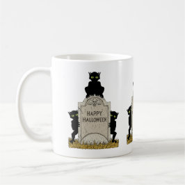 Tre busar God Halloween Kaffemugg