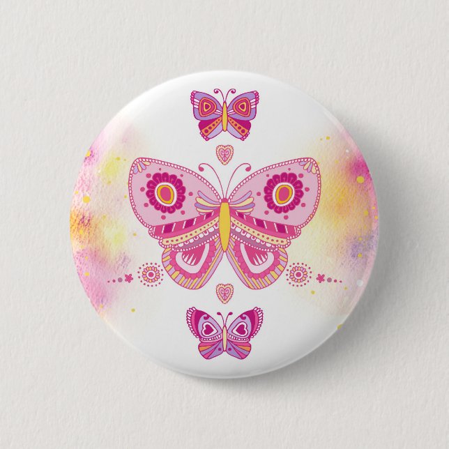 Tre Butterflies Knapp (Framsida)