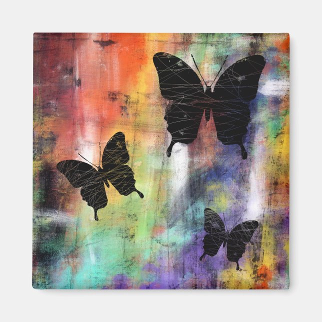 Tre Butterflies Magnet (Framsidan)