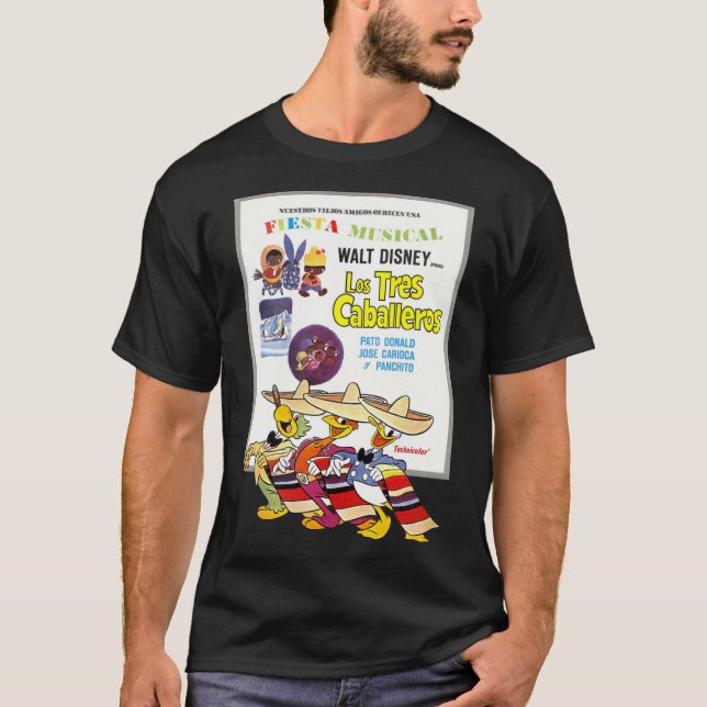 Tre Caballeros Essential T-Shirt (Framsida)
