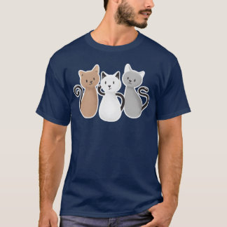 Tre Cats-presentationer T Shirt