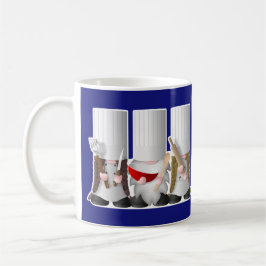 Tre Chef och Baking Gnomes Kaffemugg