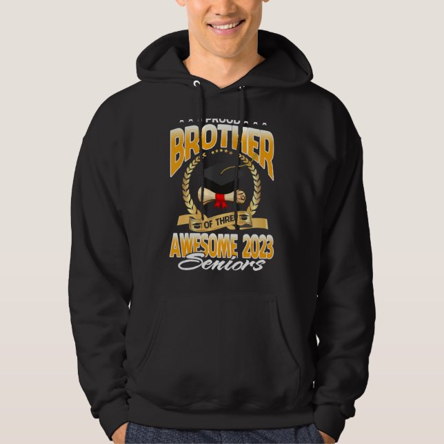 Tre chefer för Fantastisk 2023 Hoodie (Framsida)