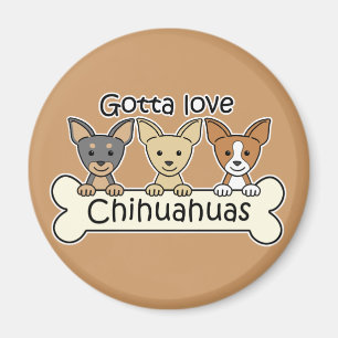 Tre Chihuahuas Magnet