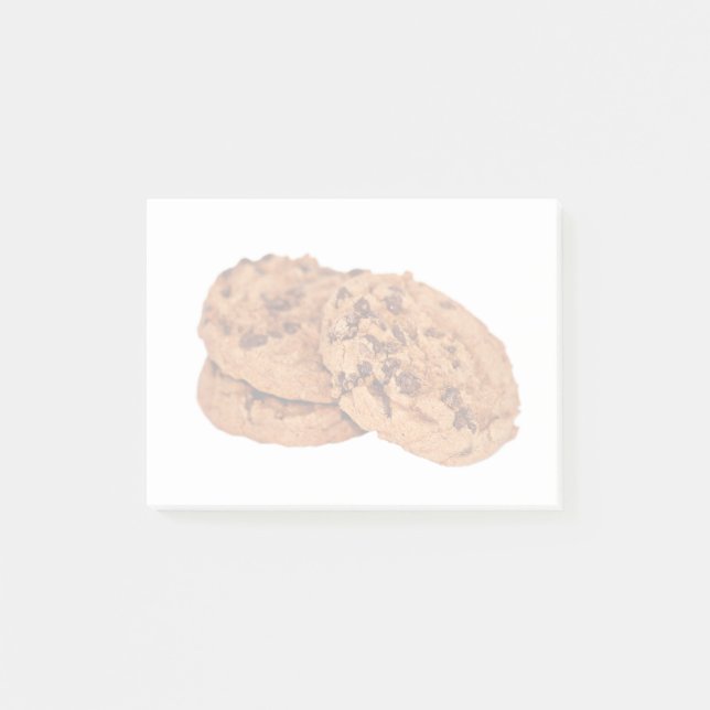 Tre chokladkakor post-it block (Framsida)