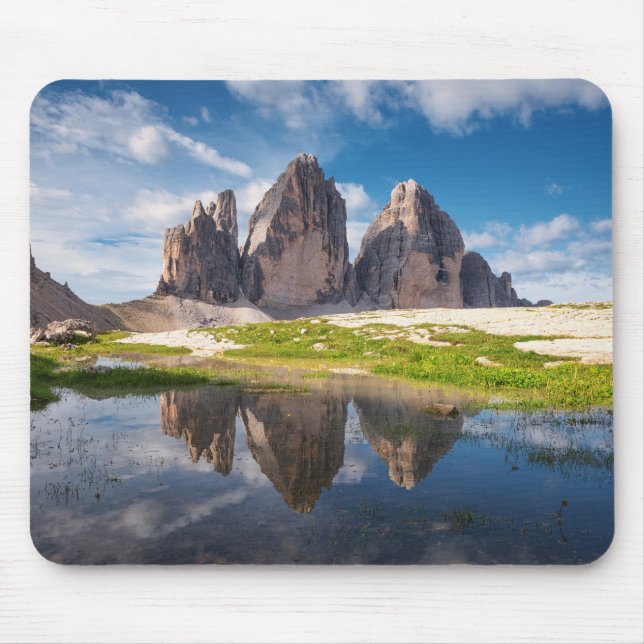 Tre Cime di Lavaredo/Drei Zinnen Dolomite mountain Musmatta (Framsidan)
