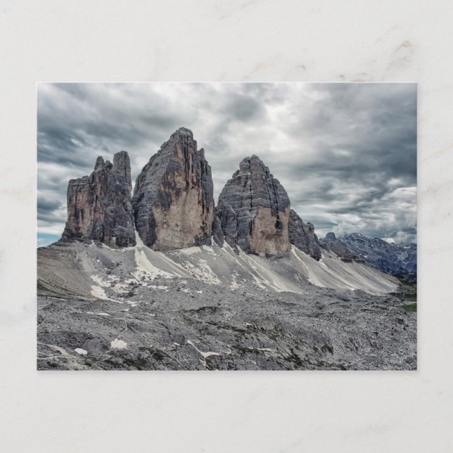 Tre Cime di Lavaredo Vykort (Framsida)