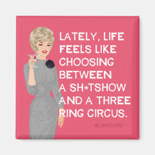 Tre cirkusar i ring magnet