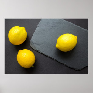 "Tre citroner" Cute Photo. Köp nu Poster