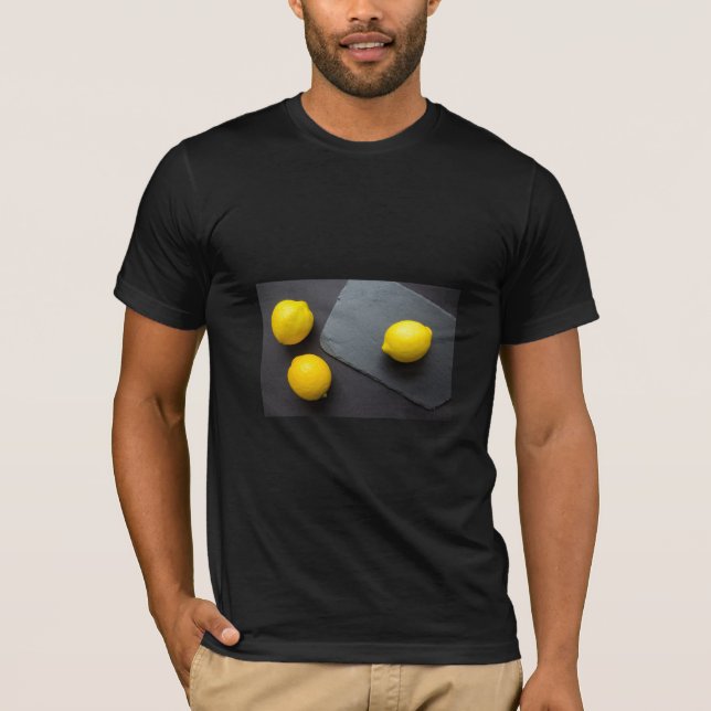 "Tre citroner" Cute Photo. Köp nu T Shirt (Framsida)