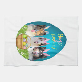 Tre Collie Bunny Kökshandduk