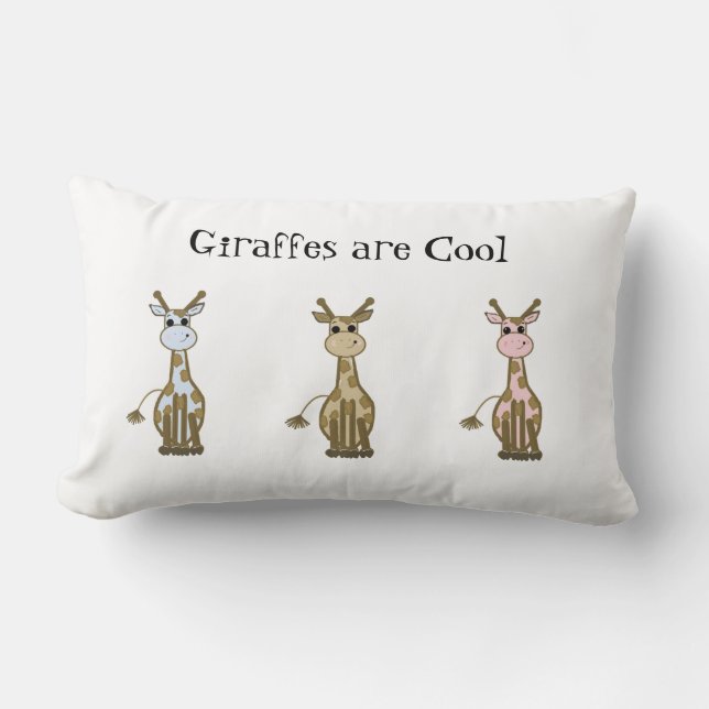 Tre Coola Giraffer Lumbarkudde (Framsida)