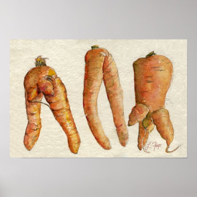 Tre Crazy Carrots Poster (Framsidan)