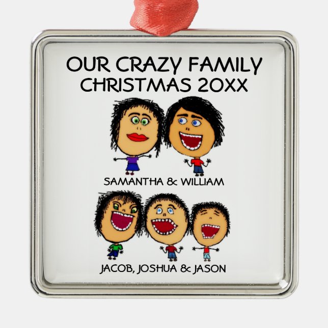 Tre Crazy Sons Ornament (Framsidan)