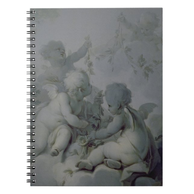 Tre Cupids, c.1775 Anteckningsbok (Framsidan)