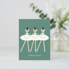 Tre Cute Ballerinas, vita adresser Vykort