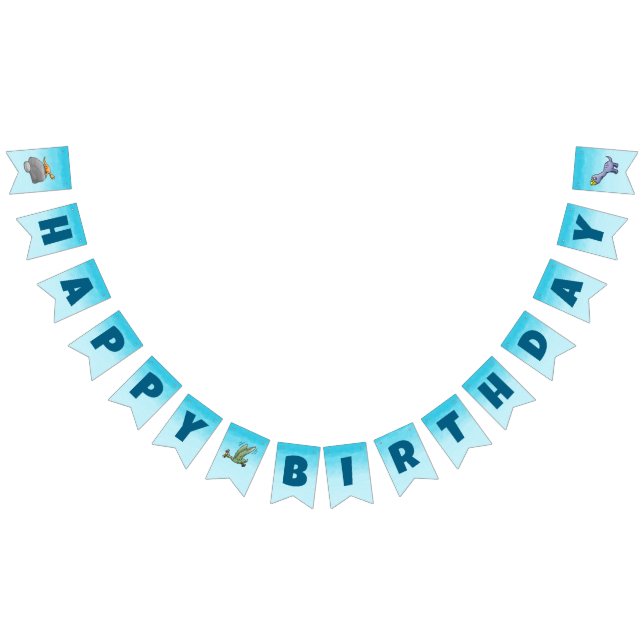 Tre Cute Dinosaurs Vimplar (Alla)