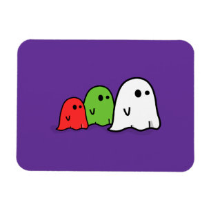 Tre Cute Spöken Halloween Premium Flexi Magnet