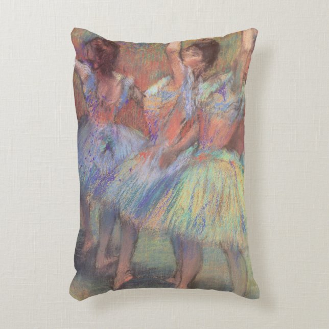 Tre dansare av Edgar Degas, Vintage balettkonst Prydnadskudde (Framsidan(Vertikal))