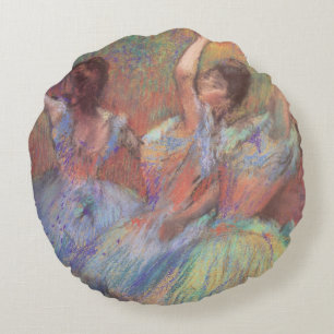 Tre dansare av Edgar Degas, Vintage balettkonst Rund Kudde