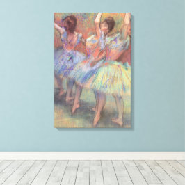 Tre dansare av Edgar Degas, Vintage Ballet Art Canvastryck