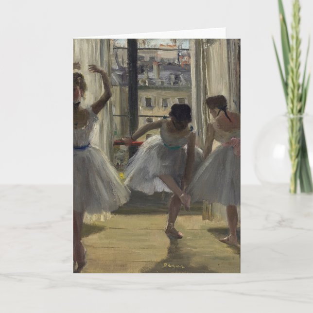 Tre dansare | Edgar Degas Kort (Framsida)