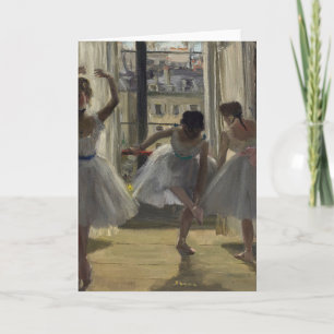 Tre dansare Edgar Degas Kort