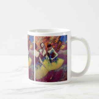 Tre dansare i Gult Skirts per Degas Kaffemugg