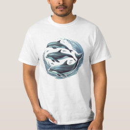 Tre delfiner t shirt