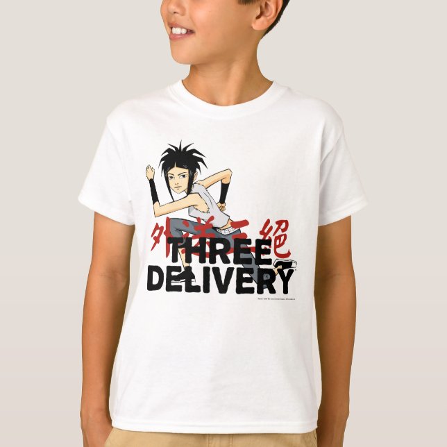 Tre Delivery™ stämm T-tröja T-shirt (Framsida)